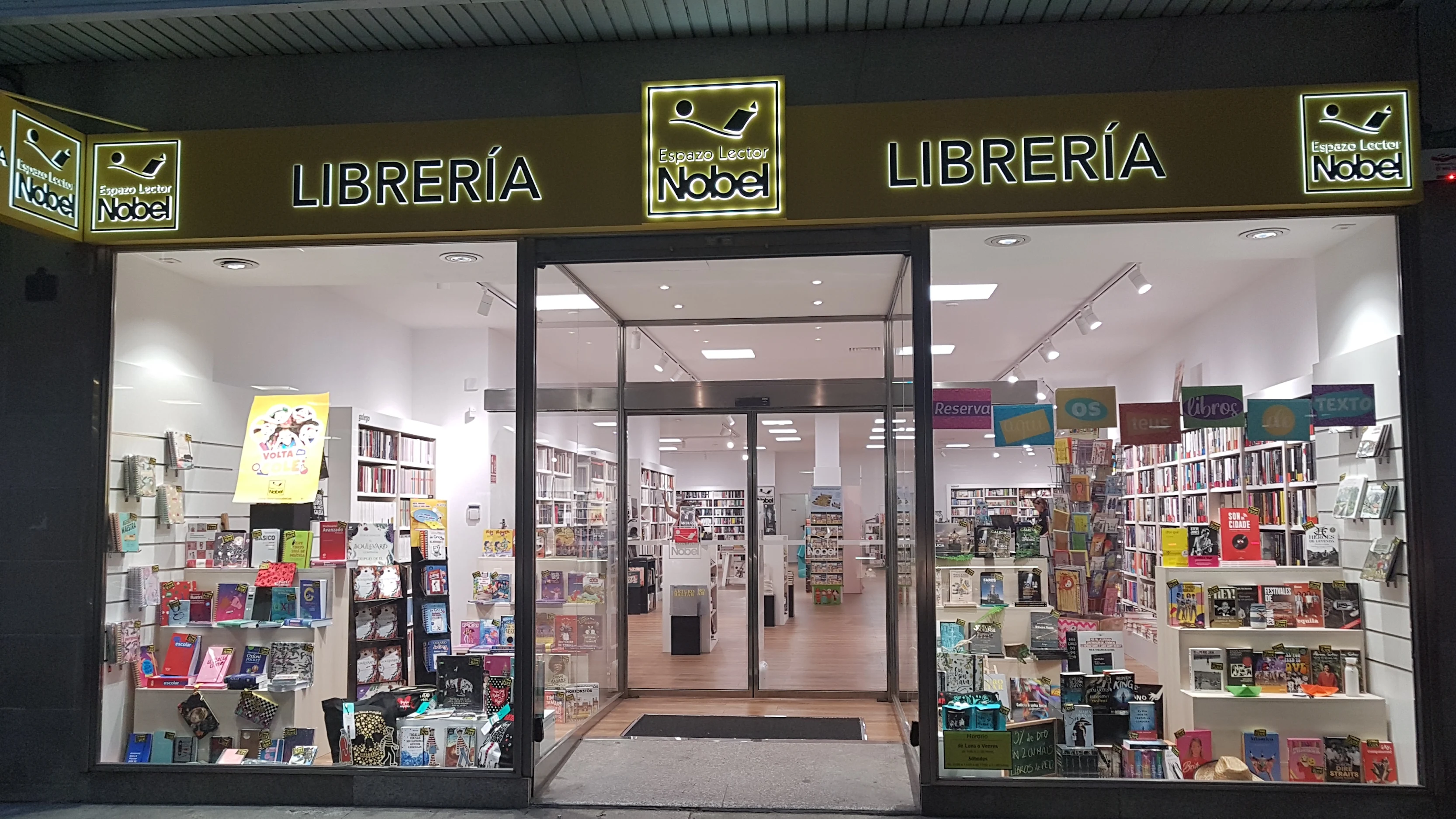 librerias Lugo Espazo Lector Nobel